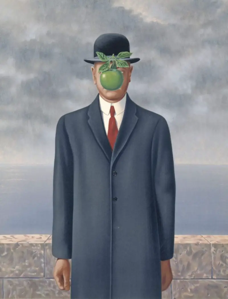 Son of Man Rene Magritte Surrealist Painting